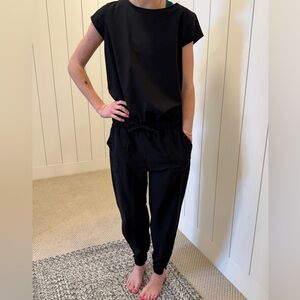 Albion Fit Black Athletic Romper XS Stretch Athleisure Activewear